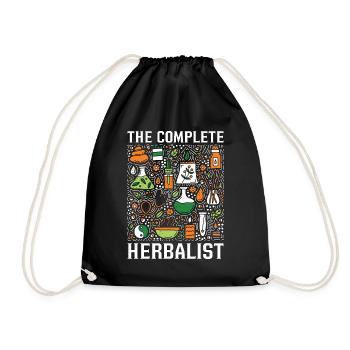 Herbalism The Complete Herbalist Herbs Herbalist - Turnbeutel - Schwarz - Vorne