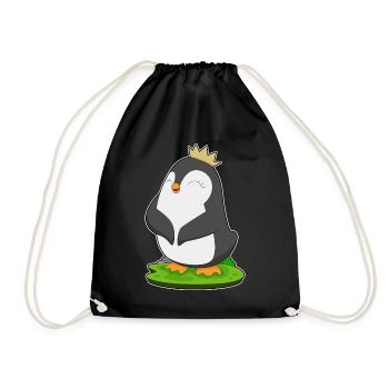 Couronne de Pingouin - Sac de sport léger - noir - Devant