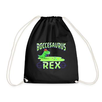 Boccesaurus Rex - Drawstring Bag - black - Front