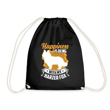 Le renard du Harz vous rend heureux Renard de troupeau - Sac de sport léger - noir - Devant