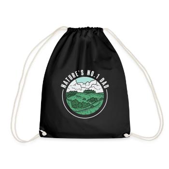 Randonnée en montagne Fête des pères Faune Papa Escalade - Sac de sport léger - noir - Devant