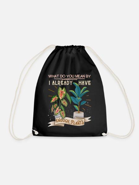 Plant-Daddy, Plant-Mommy, Plant Lover Topfpflanzen - Turnbeutel - Schwarz