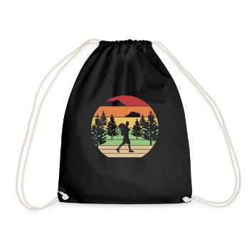 Trekking Randonnée Randonnée Randonnée Randonnée pédestre - Sac de sport léger - noir - Devant