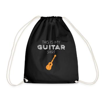 Chemise guitare - Sac de sport léger - noir - Devant