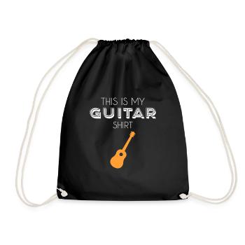 Chemise guitare - Sac de sport léger - noir - Devant