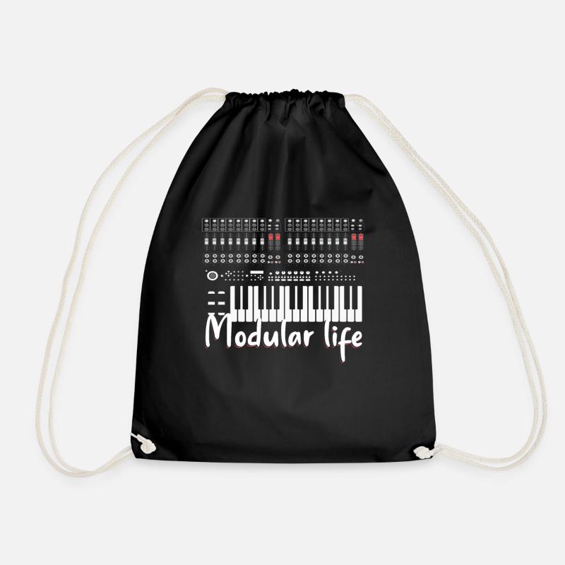 Modular Life Electronic Musical Synthesizer - Turnbeutel - Schwarz