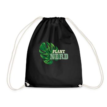 Plant Nerd Plant Monstera Gardener Window Leaf - Sac de sport léger - noir - Devant
