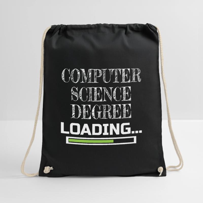 Computer Science Degree Loading CS School Major Drawstring Bag