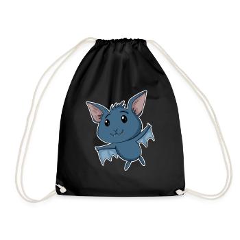 Chauve-souris - Sac de sport léger - noir - Devant