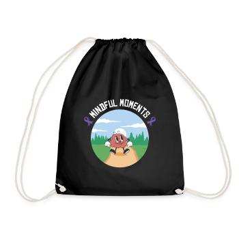 Alzheimer's Awareness Brain Mental Health - Drawstring Bag - black - Front