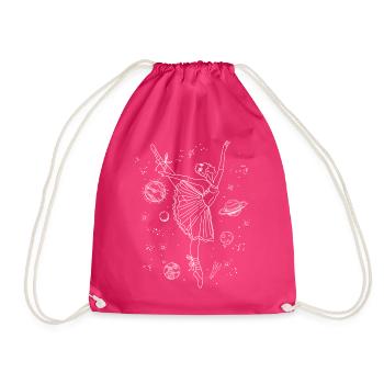 Ballet Danseuse Danse Ballerine - Sac de sport léger - fuchsia - Devant