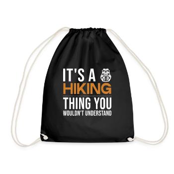C’est une chose de randonnée randonnée randonnée trekking randonnée en montagne - Sac de sport léger - noir - Devant