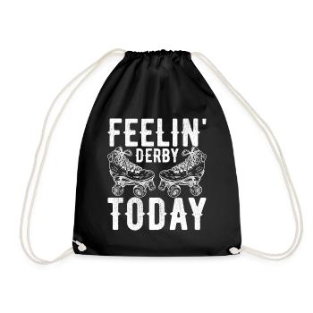 Roller derby - Drawstring Bag - black - Front