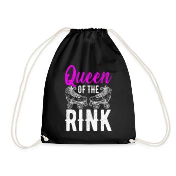Roller derby - Drawstring Bag - black - Front