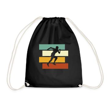 Jogging Rétro - Sac de sport léger - noir - Devant