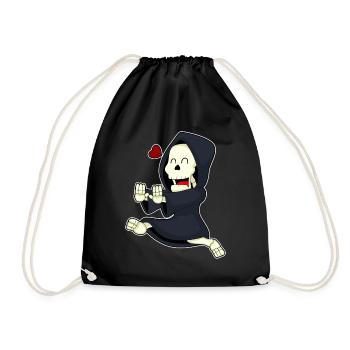 Jogging squelette sport de jogging - Sac de sport léger - noir - Devant