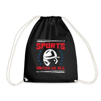 USA Independence American Flag Freedom Sports - Drawstring Bag - black - Front
