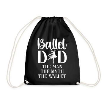 Ballet Danseuse Danse Ballerine - Sac de sport léger - noir - Devant