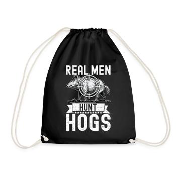 Chasseurs Chasse au sanglier - Sac de sport léger - noir - Devant