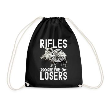 Chasseurs Chasse au sanglier - Sac de sport léger - noir - Devant