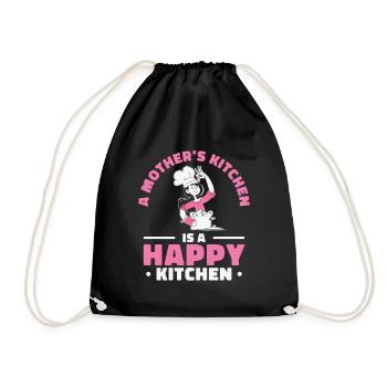 Fête des mères Vacances Grand-mère Cuisine Maman - Sac de sport léger - noir - Devant