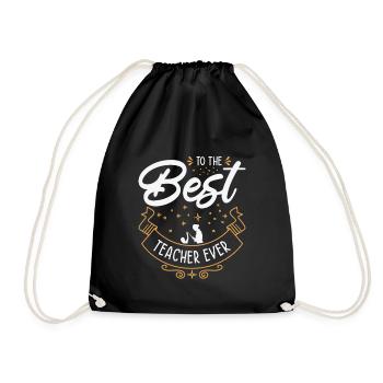 Mothers Day Teacher Grandma Teaching Mother - Drawstring Bag - black - Front