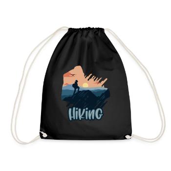 Nature Randonnée Trekking Randonnée en montagne Randonnée - Sac de sport léger - noir - Devant