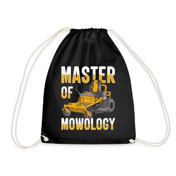 Lawn mowing Lawn mowers Gardeners Horticulture - Drawstring Bag - black - Front