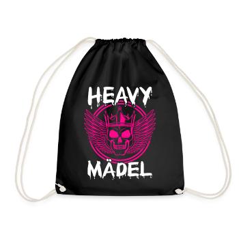 Biker Rocker, Heavy Rock, Punk, Hard Girl Metal - Sac de sport léger - noir - Devant
