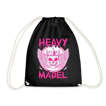 Biker Rocker, Heavy Rock, Punk, Hard Girl Metal - Turnbeutel - Schwarz - Vorne