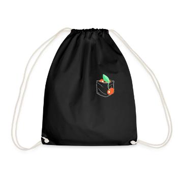 Cerise Fruit Cerises Cerise - Sac de sport léger - noir - Devant