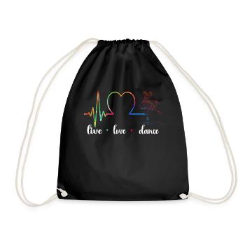 Ballet Danseuse Danse Ballerine - Sac de sport léger - noir - Devant