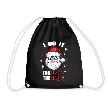Merry Christmas Christmas Xmas Holidays - Drawstring Bag - black - Front