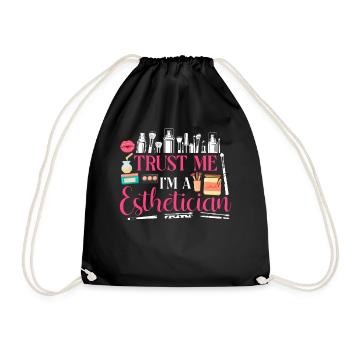 Cute Licensed Esthetician Skincare - Turnbeutel - Schwarz - Vorne
