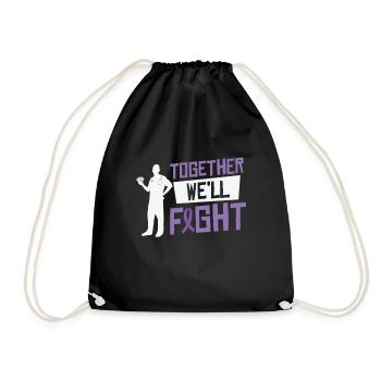 Alzheimer's Awareness Brain Doctors Health - Drawstring Bag - black - Front