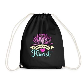 Fleuriste Meilleur fleuriste du monde Fleuriste Fleuriste Fleuriste - Sac de sport léger - noir - Devant