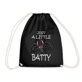 Kids Bat Bats Costume Halloween - Drawstring Bag - black - Front