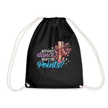 Ballet, École, Enfants, Club de danse, Événement de danse - Sac de sport léger - noir - Devant