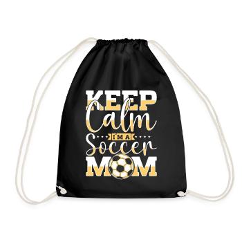Fußball-Mutter Gameday Soccer Mom - Drawstring Bag - black - Front