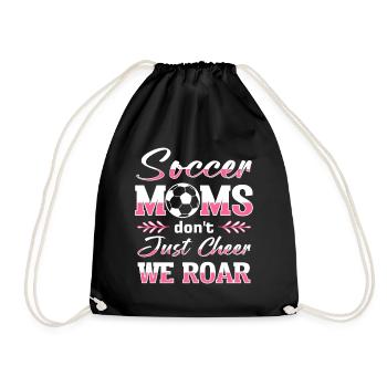 Fußball-Mutter Gameday Soccer Mom - Drawstring Bag - black - Front