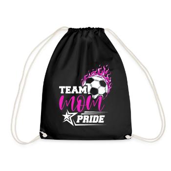 Fußball-Mutter Gameday Soccer Mom - Drawstring Bag - black - Front