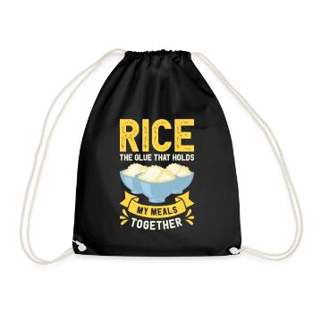 Cuisine asiatique Riz Philippines philippin - Sac de sport léger - noir - Devant