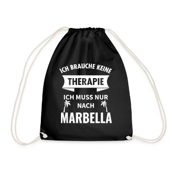 Marbella Andalusien Spanien Costa Del Sol Idee - Turnbeutel - Schwarz - Vorne