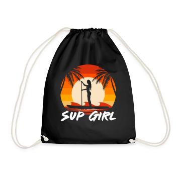 Stand up Paddle SUP Board Surf Paddle Paddle - Sac de sport léger - noir - Devant