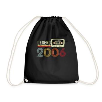2006 Birthday Vintage Cassette - Sac de sport léger - noir - Devant