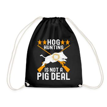 Chasseurs Chasse au sanglier - Sac de sport léger - noir - Devant