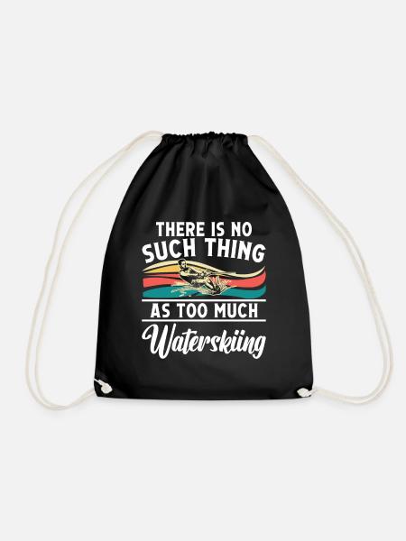 There is no such thing as too much - Turnbeutel - Schwarz