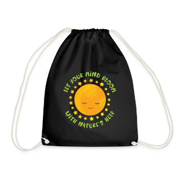 Santé mentale Nature Environnement - Sac de sport léger - noir - Devant