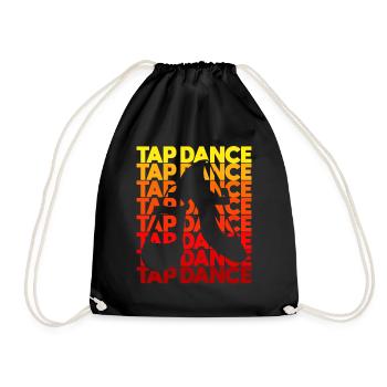 Tap Dancer Tap Dance Shoes Tap Dance Instructor - Drawstring Bag - black - Front