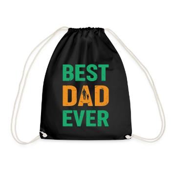 Meilleur papa de tous les temps - Fête des pères 2023 - Sac de sport léger - noir - Devant